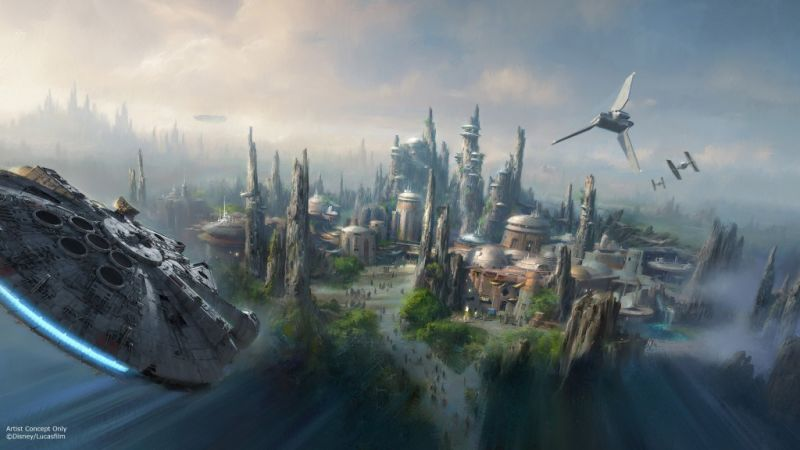 Illustration for article titled Así será la ampliación de Star Wars en Disneylandia: del Halcón Milenario a una mítica cantina